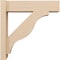 Ekena Millwork 6-in W x 22-in D x 22-in H Funston Block Rough Cedar Woodgrain TimberThane Outlooker, Primed Tan OUTUR060X22X22FST44RCPR - alternate 3